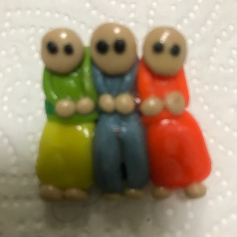 💛🧡Friendship Handmade Pin/Brooch🧡💛 - Picture 15 of 16